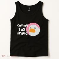 Commit Tax Fraud Funny Birthday Sarcastic Gift For Women Tank Top thumb 2