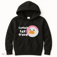 Commit Tax Fraud Funny Birthday Sarcastic Gift For Women Kids Hoodie thumb 0