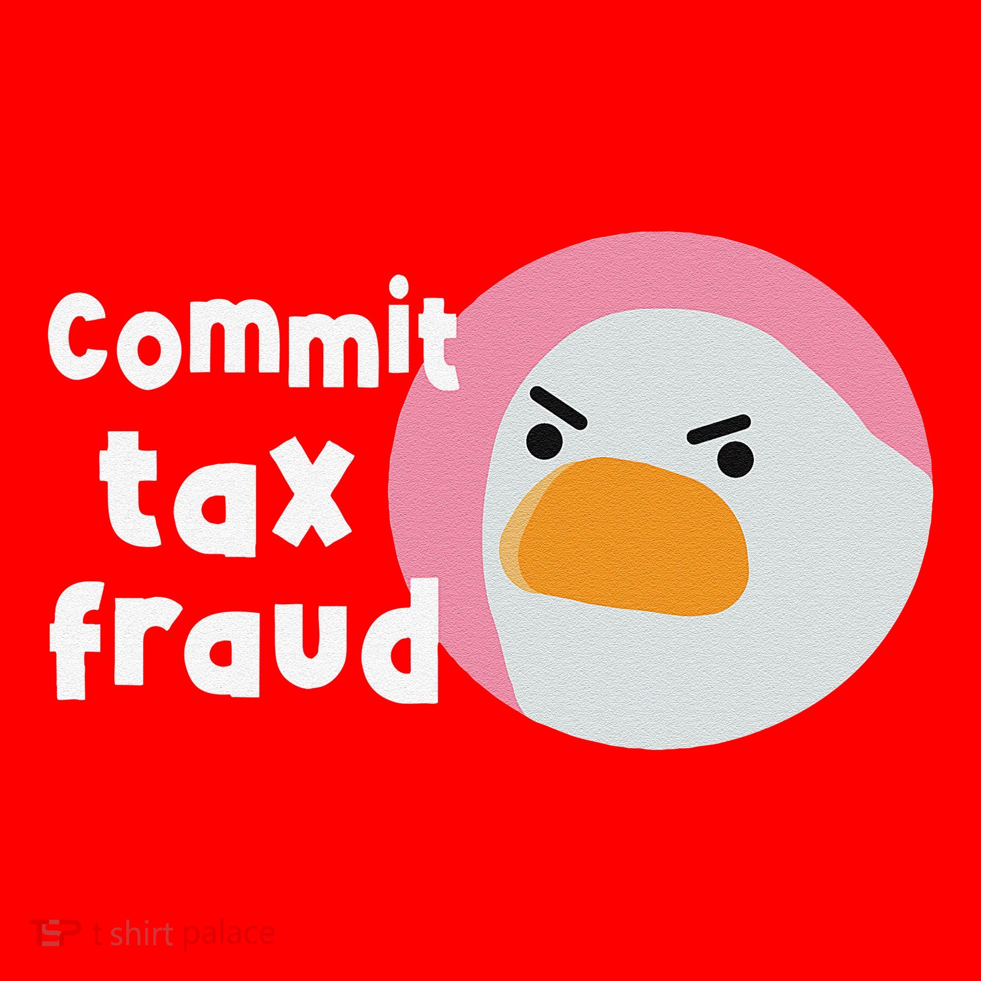 Commit Tax Fraud Funny Birthday Sarcastic Gift For Women Santa Hat