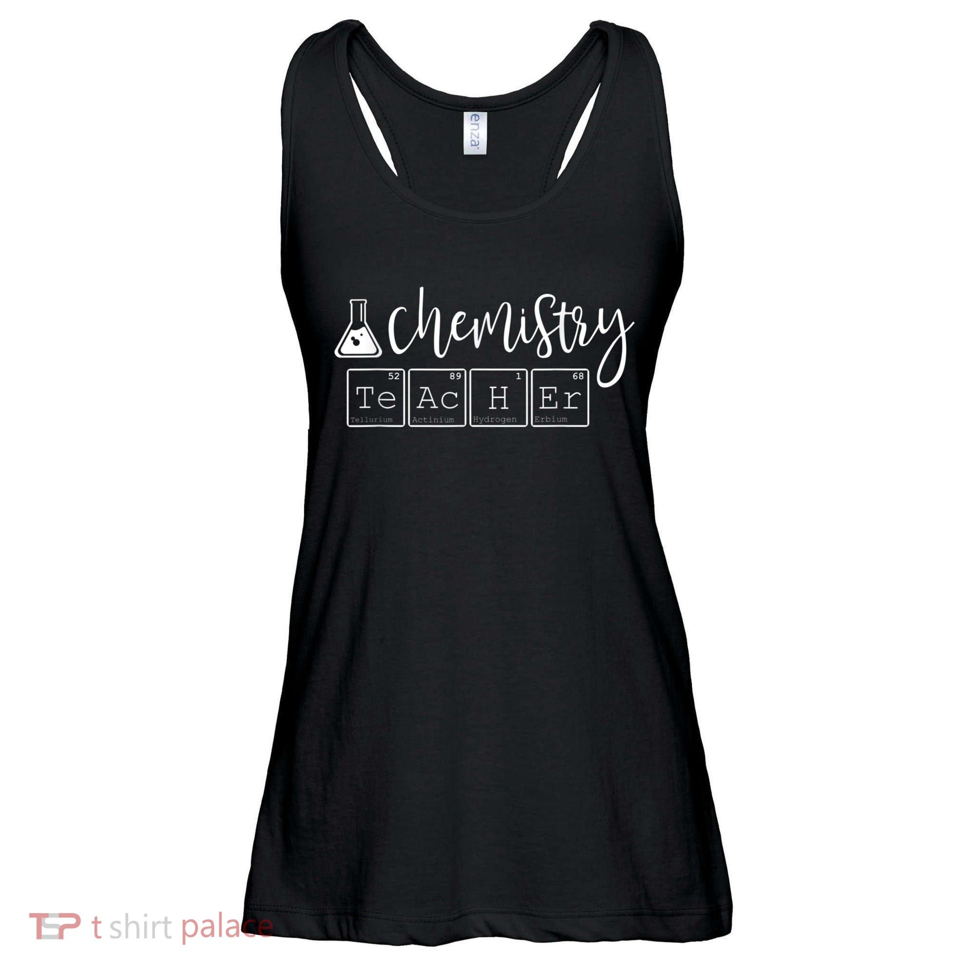 Chemistry Teacher Gift Funny Science Periodic Table Pun Ladies Essential Flowy Tank