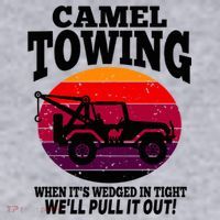 Camel Towing Gift Funny Retro Camel Towing Funny Halloween Gift Women's Sweatshirt thumb 2