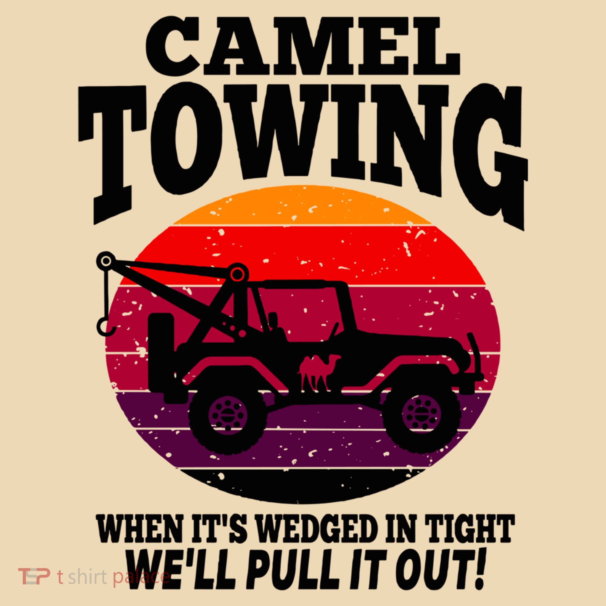 Camel Towing Gift Funny Retro Camel Towing Funny Halloween Gift Tote Bag