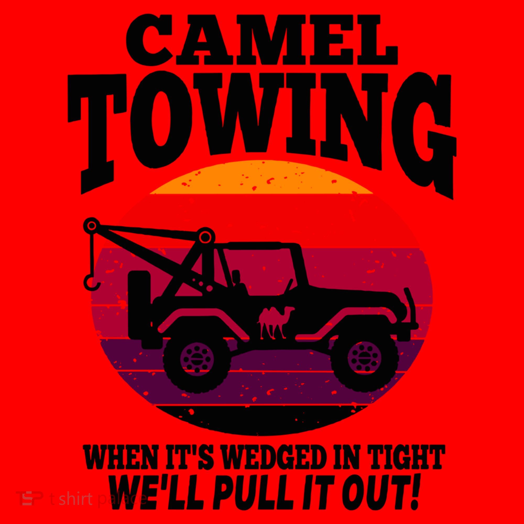 Camel Towing Gift Funny Retro Camel Towing Funny Halloween Gift Santa Hat