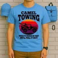 Camel Towing Gift Funny Retro Camel Towing Funny Halloween Gift T-Shirt thumb 5