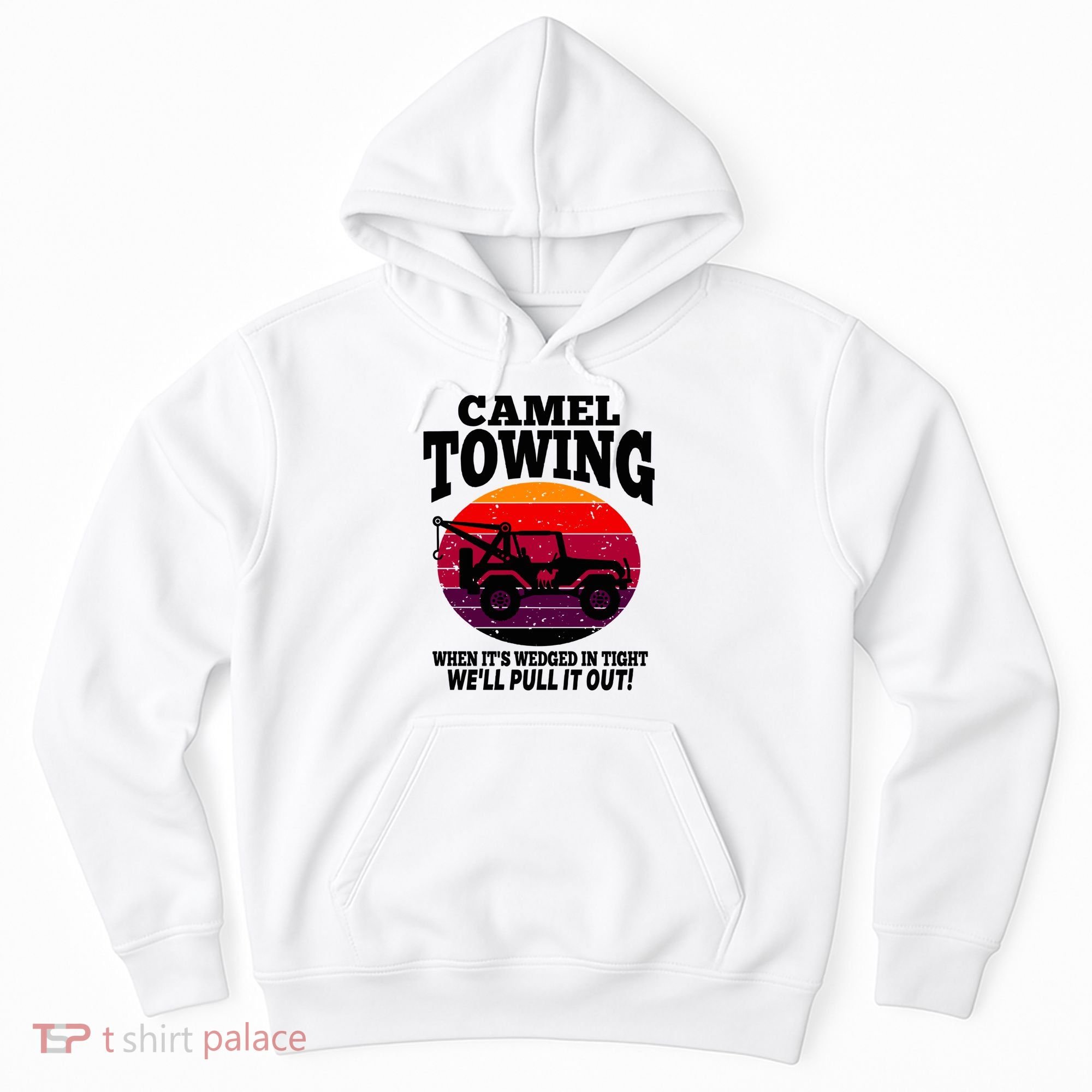 Camel Towing Gift Funny Retro Camel Towing Funny Halloween Gift Hoodie