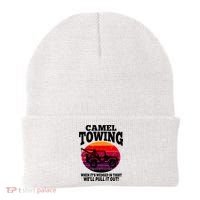 Camel Towing Gift Funny Retro Camel Towing Funny Halloween Gift Beanie thumb 0