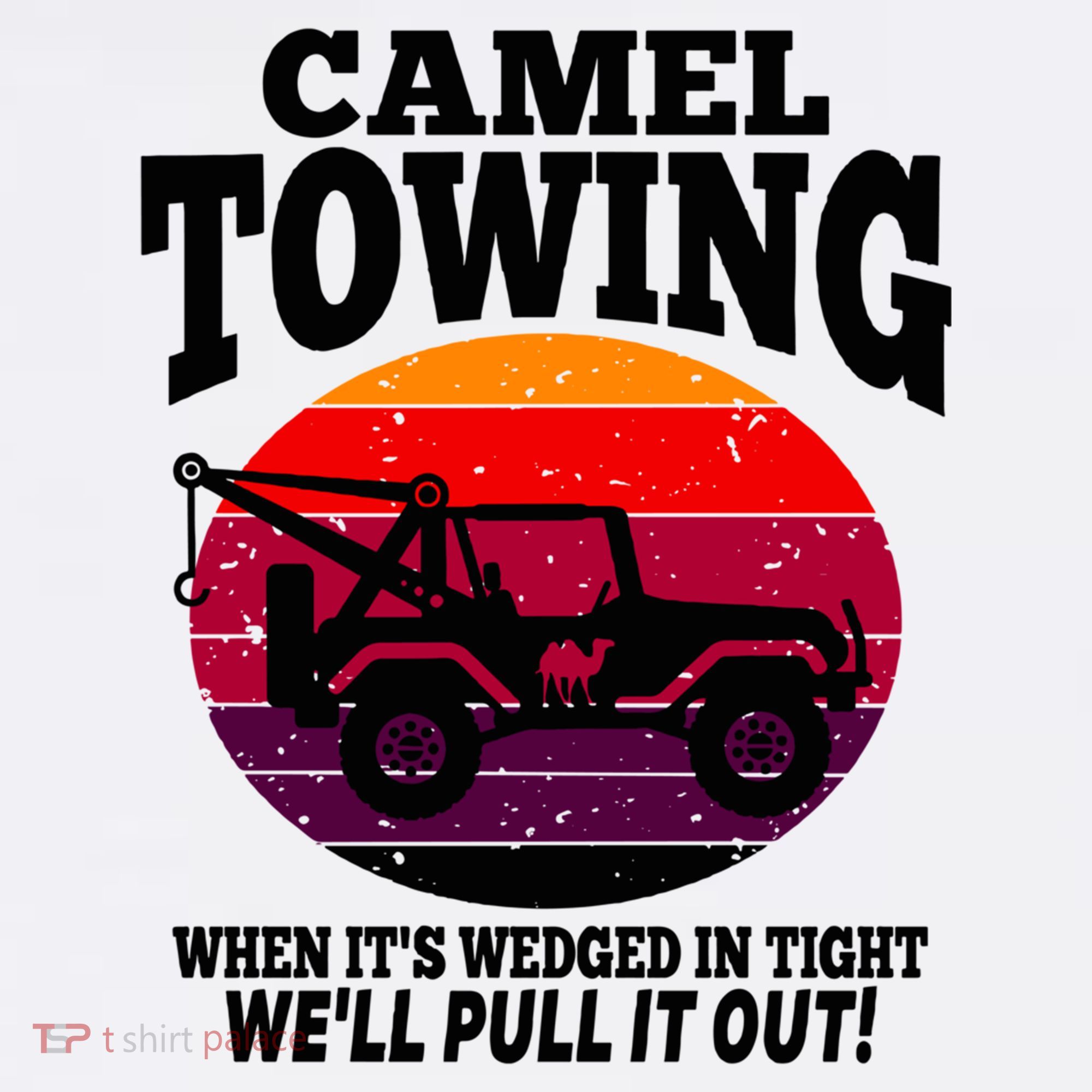 Camel Towing Gift Funny Retro Camel Towing Funny Halloween Gift Women's Hoodie
