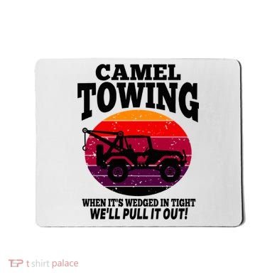 Camel Towing Gift Funny Retro Camel Towing Funny Halloween Gift Mousepad