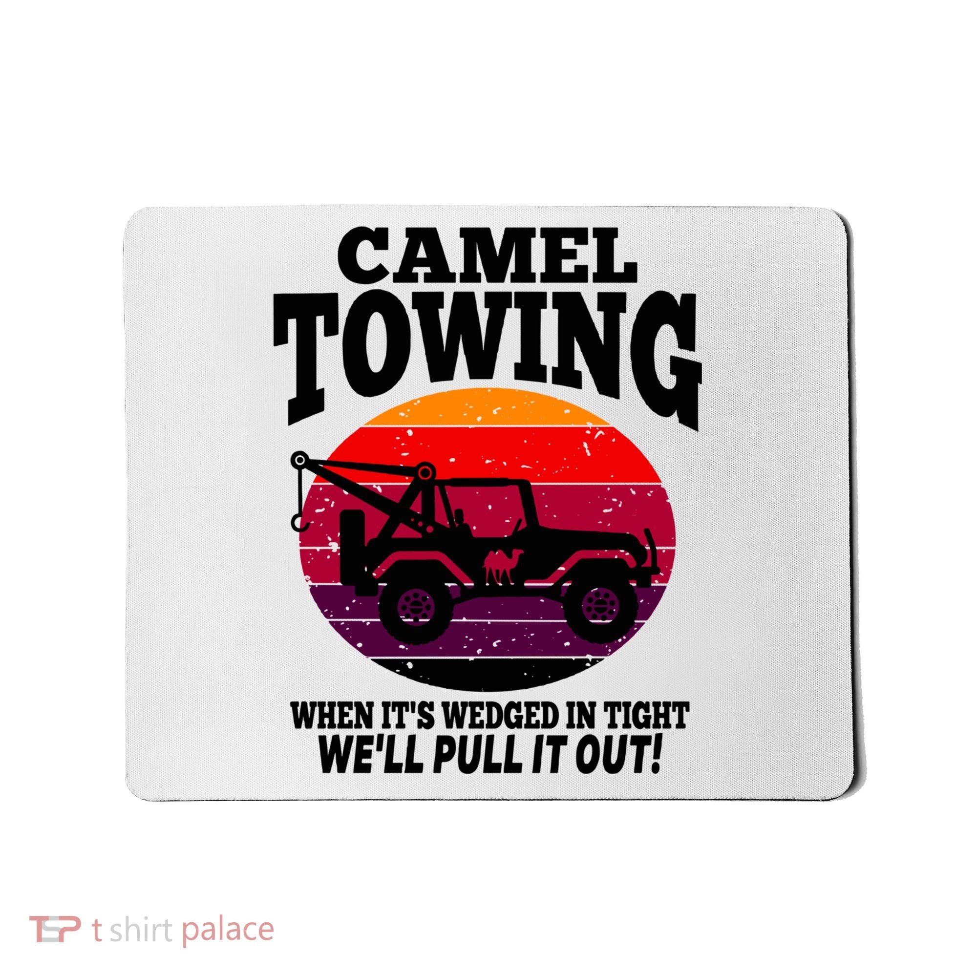 Camel Towing Gift Funny Retro Camel Towing Funny Halloween Gift Mousepad