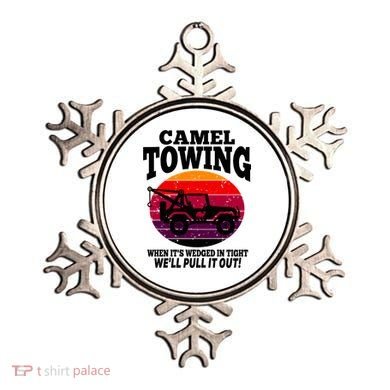 Camel Towing Gift Funny Retro Camel Towing Funny Halloween Gift Ornament