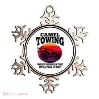 Camel Towing Gift Funny Retro Camel Towing Funny Halloween Gift Ornament thumb 0