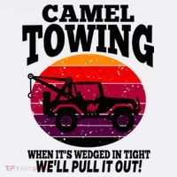 Camel Towing Gift Funny Retro Camel Towing Funny Halloween Gift Women's Tank Top thumb 5