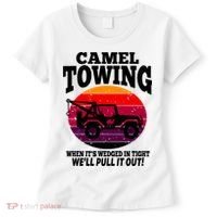 Camel Towing Gift Funny Retro Camel Towing Funny Halloween Gift Women's T-Shirt thumb 0
