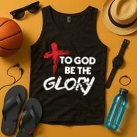 Christian To God Be The Glory Tank Top thumb 4