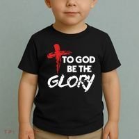 Christian To God Be The Glory Toddler T-Shirt thumb 2