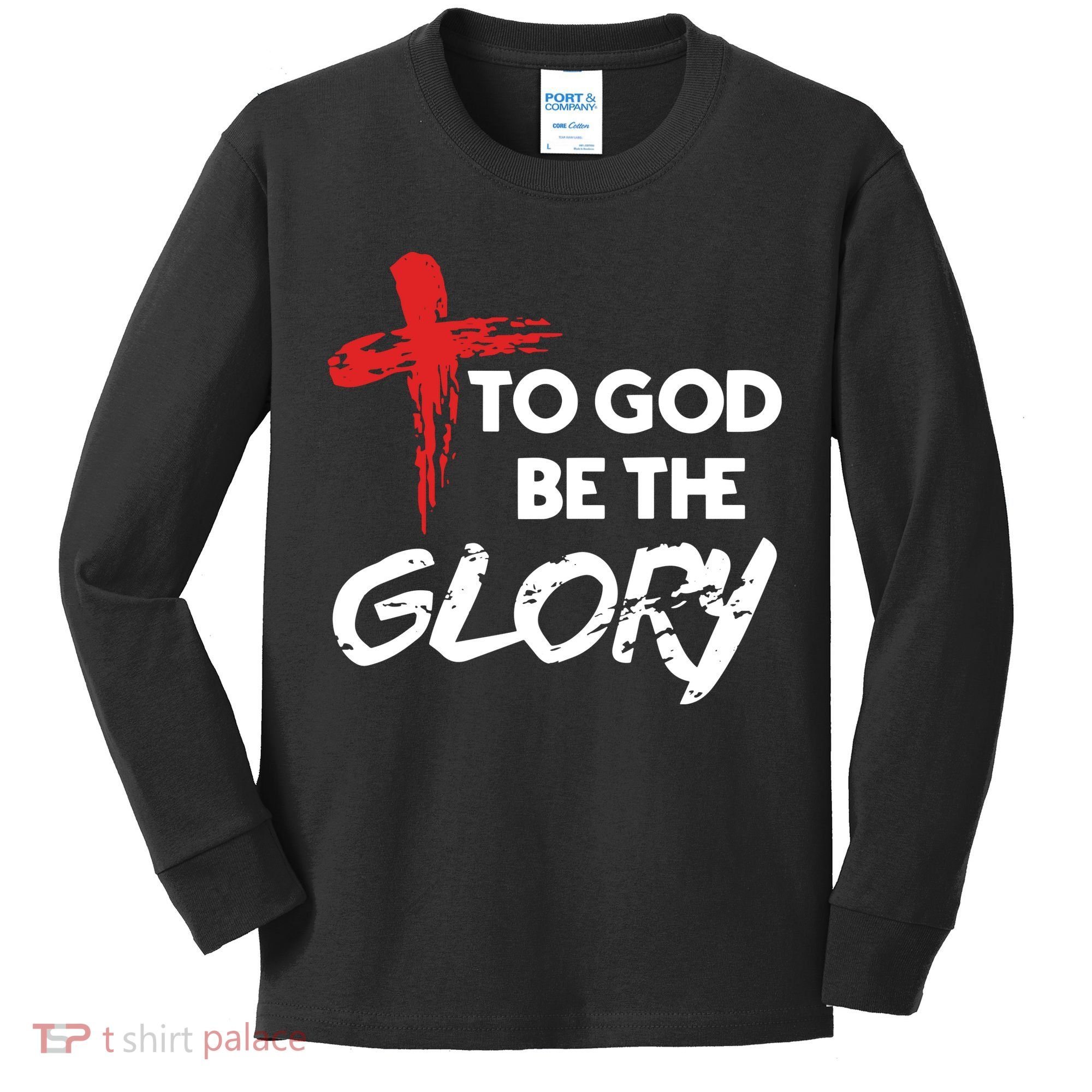 Christian To God Be The Glory Kids Long Sleeve Shirt
