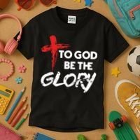 Christian To God Be The Glory Kids T-Shirt thumb 3