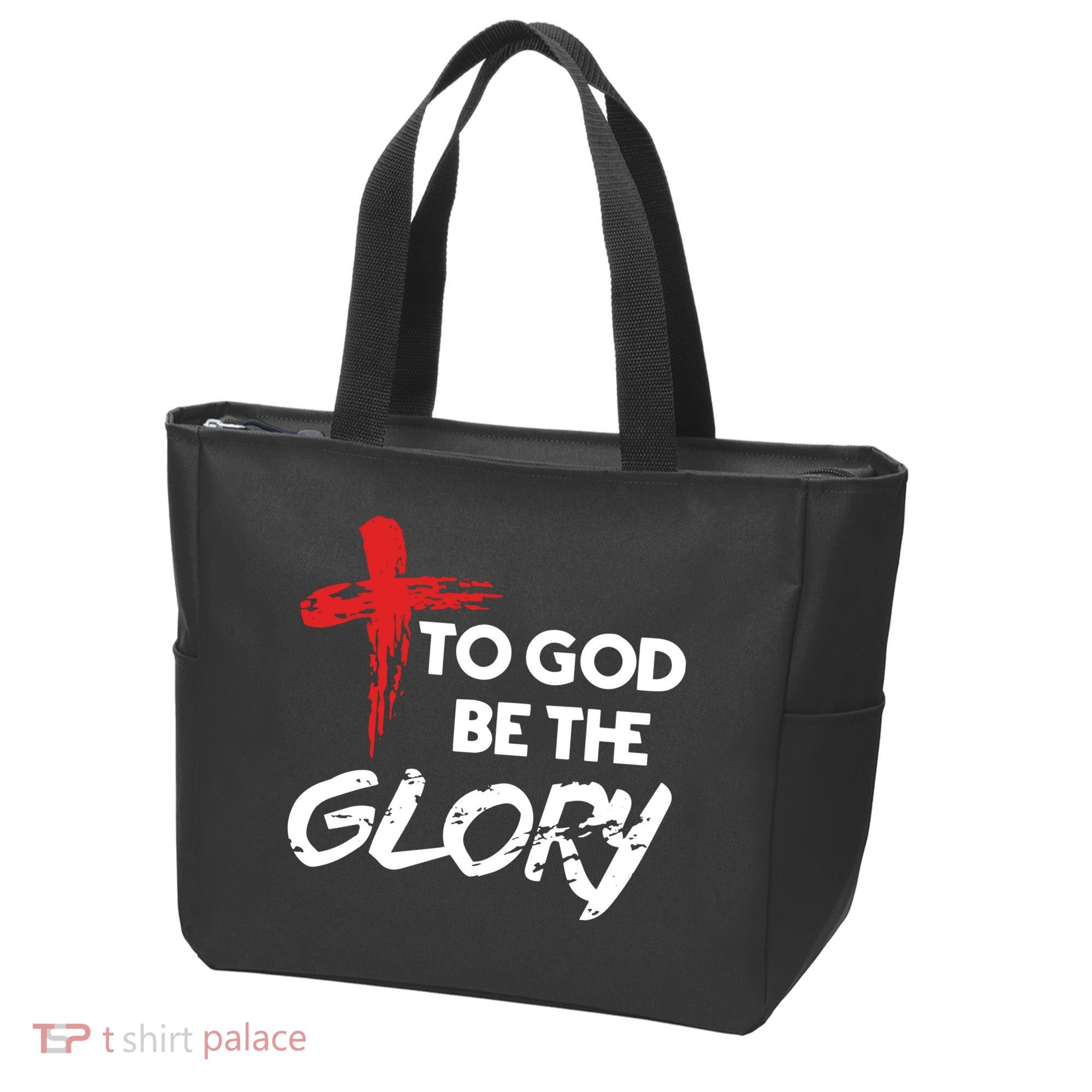 Christian To God Be The Glory Tote Bag