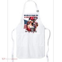 Cool Trump Girl No Apologies Apron thumb 0