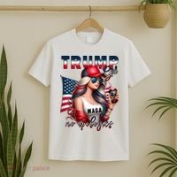 Cool Trump Girl No Apologies T-Shirt thumb 2