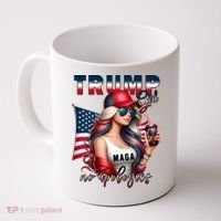 Cool Trump Girl No Apologies Coffee Mug thumb 0
