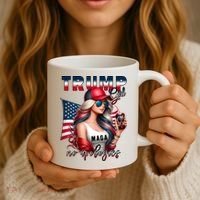 Cool Trump Girl No Apologies Coffee Mug thumb 3