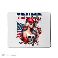 Cool Trump Girl No Apologies Mousepad thumb 0