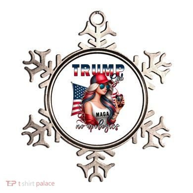 Cool Trump Girl No Apologies Ornament