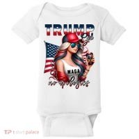 Cool Trump Girl No Apologies Baby Bodysuit thumb 0