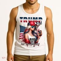 Cool Trump Girl No Apologies Tank Top thumb 3