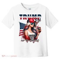 Cool Trump Girl No Apologies Toddler T-Shirt thumb 0