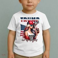 Cool Trump Girl No Apologies Toddler T-Shirt thumb 2