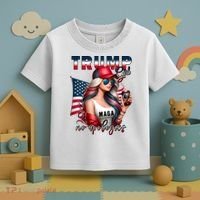 Cool Trump Girl No Apologies Toddler T-Shirt thumb 3