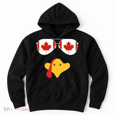 Canadian Turkey Gobble Funny Canada Thanksgiving Hoodie