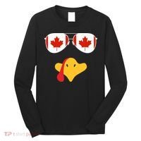 Canadian Turkey Gobble Funny Canada Thanksgiving Long Sleeve Shirt thumb 0
