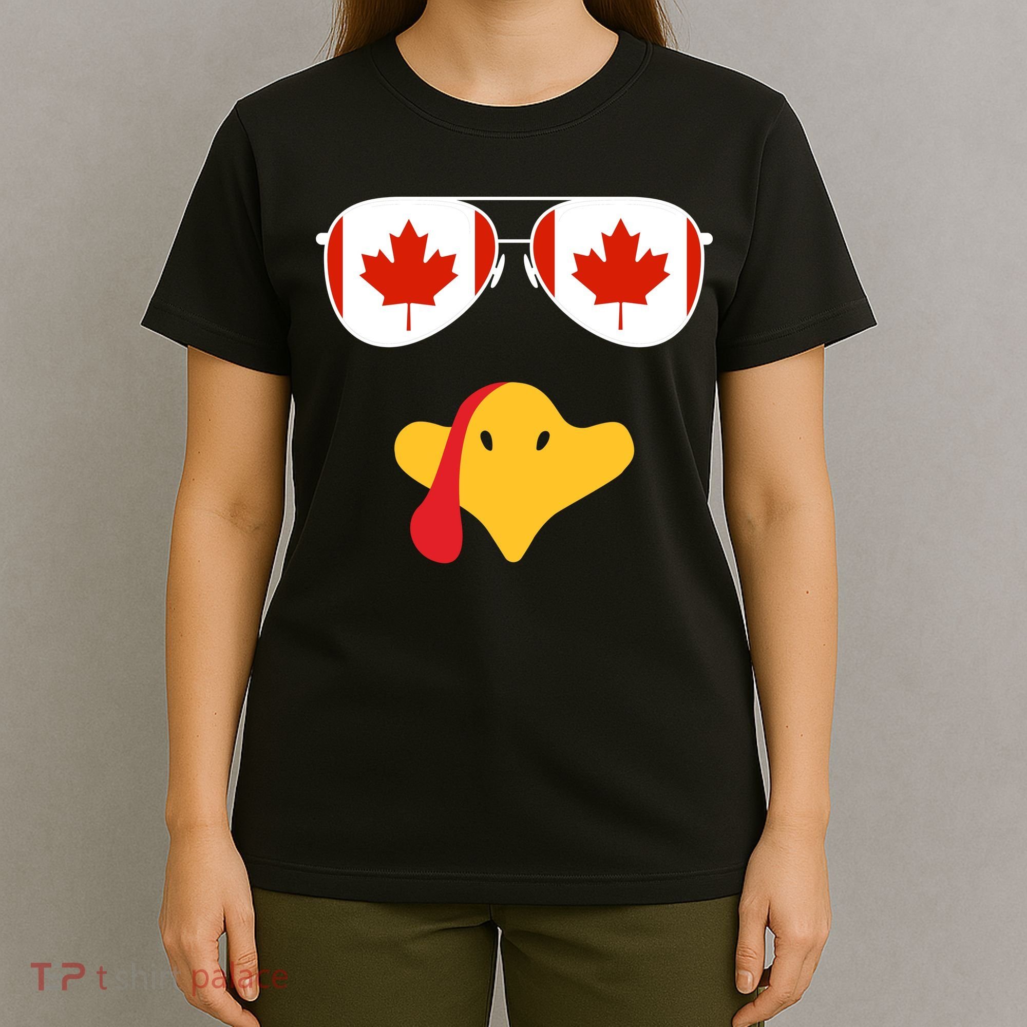 Canadian Turkey Gobble Funny Canada Thanksgiving T-Shirt