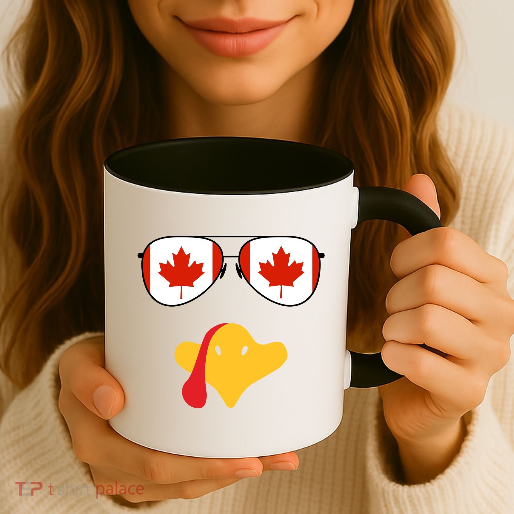 Canadian Turkey Gobble Funny Canada Thanksgiving Coffee Mug