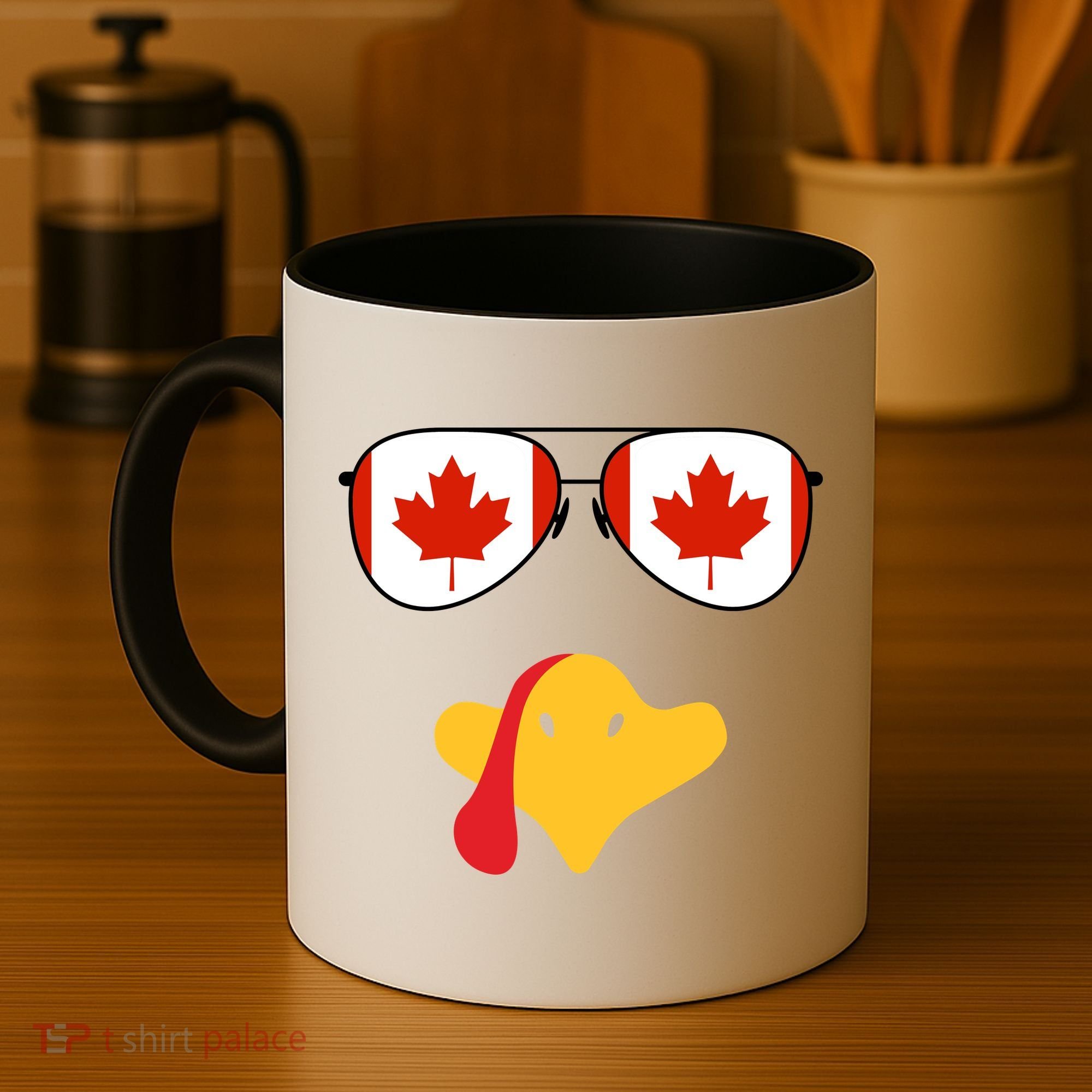 Canadian Turkey Gobble Funny Canada Thanksgiving Coffee Mug