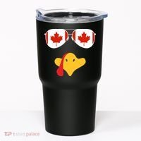 Canadian Turkey Gobble Funny Canada Thanksgiving Tumbler thumb 0