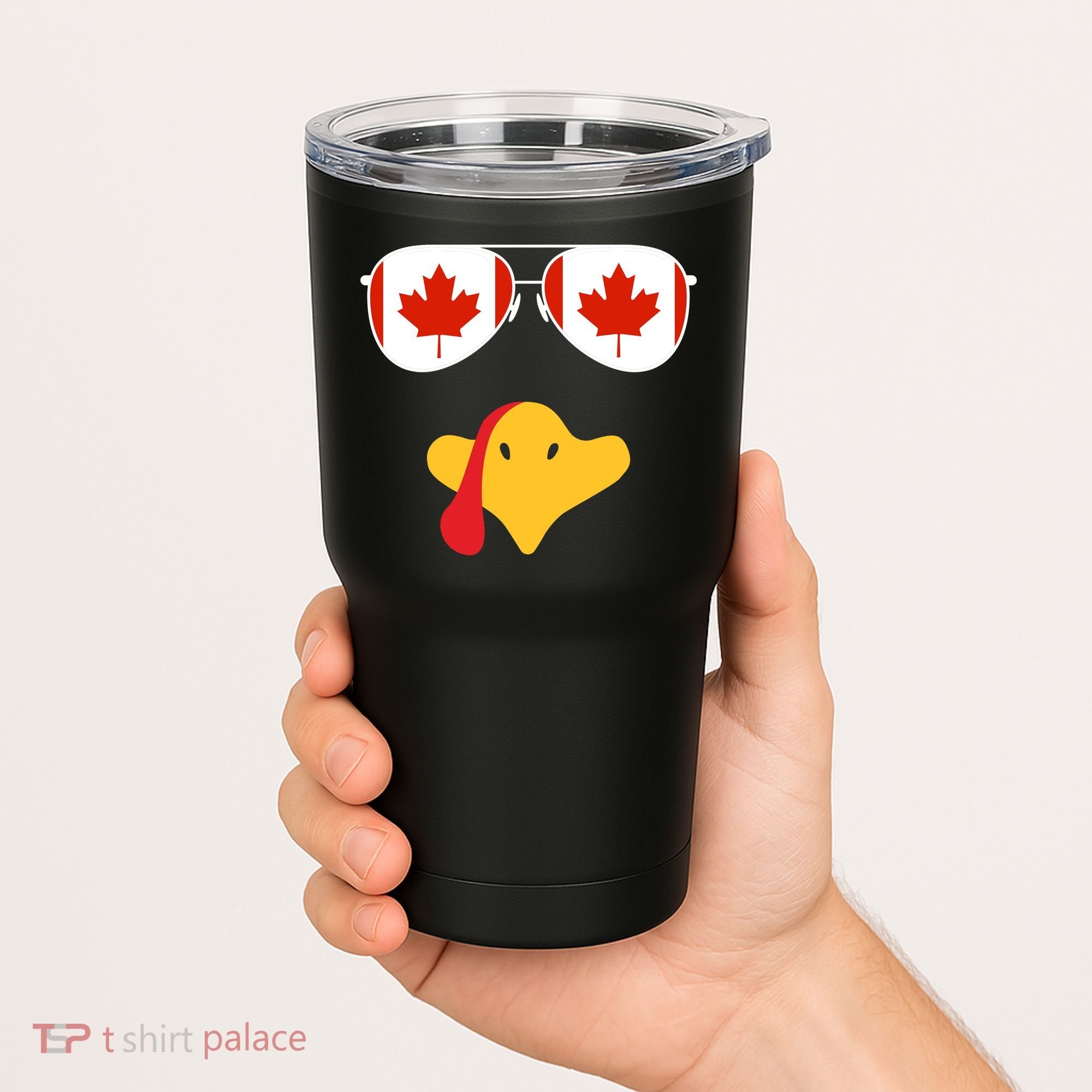 Canadian Turkey Gobble Funny Canada Thanksgiving Tumbler