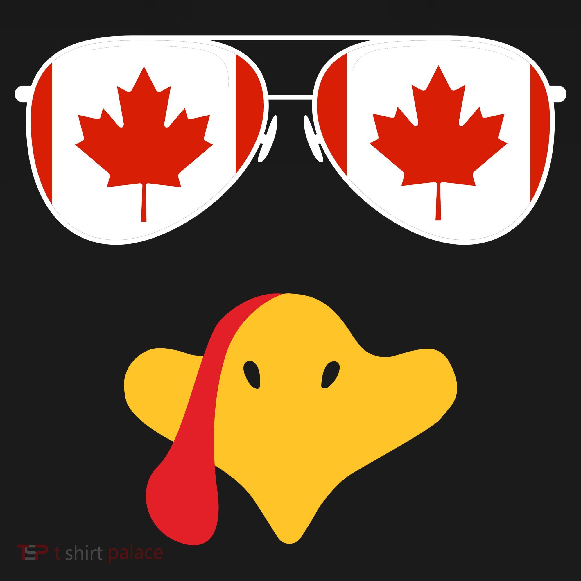 Canadian Turkey Gobble Funny Canada Thanksgiving Toddler Hoodie