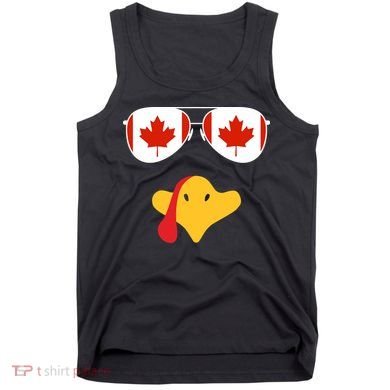 Canadian Turkey Gobble Funny Canada Thanksgiving Tank Top