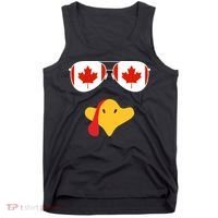 Canadian Turkey Gobble Funny Canada Thanksgiving Tank Top thumb 0