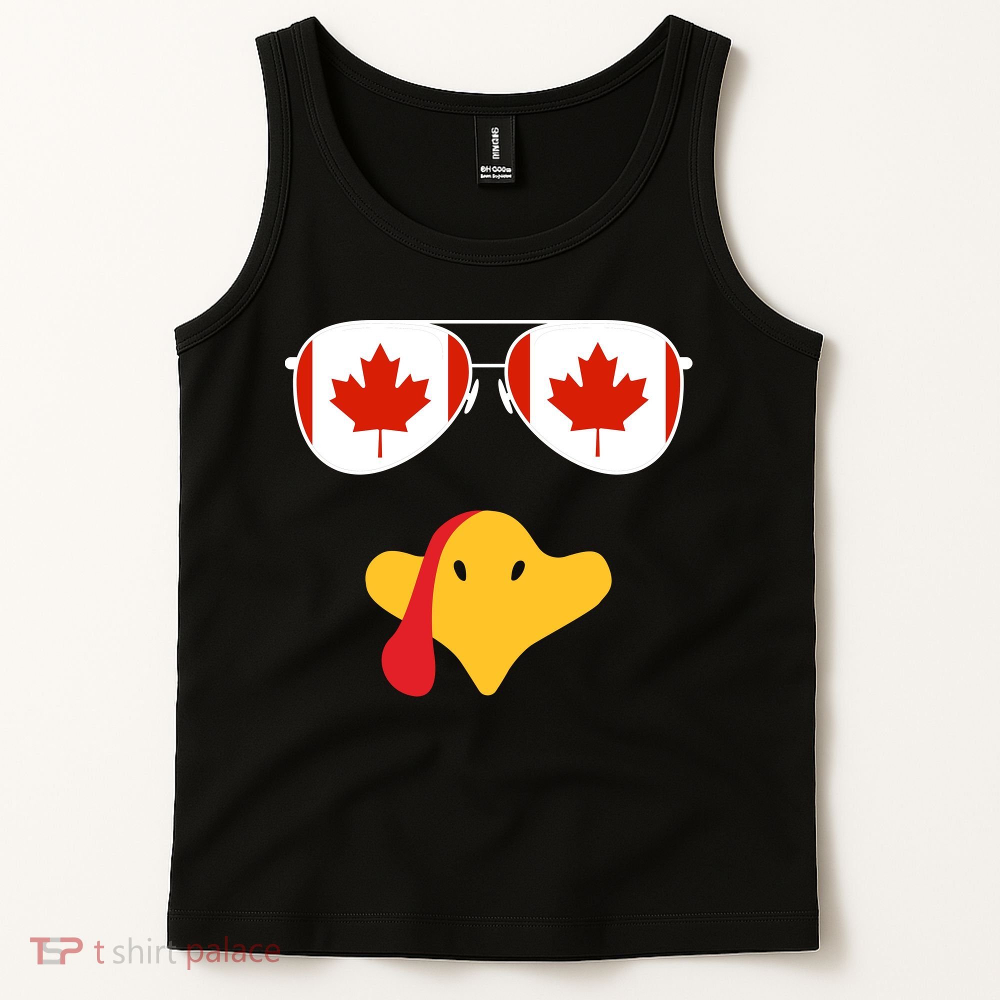 Canadian Turkey Gobble Funny Canada Thanksgiving Tank Top