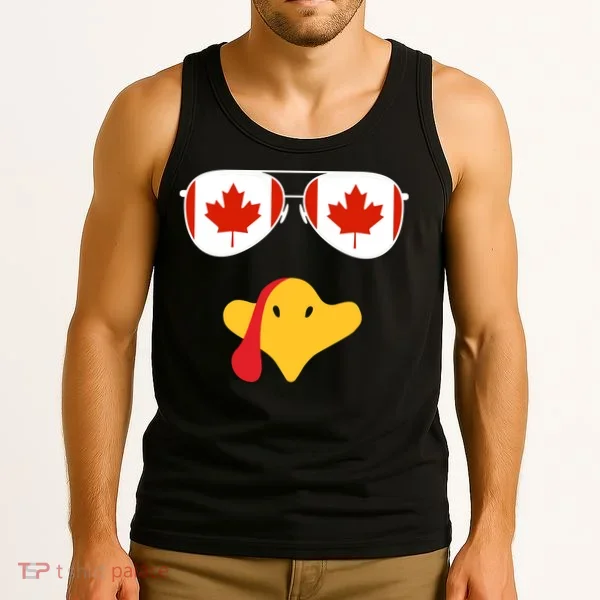 Canadian Turkey Gobble Funny Canada Thanksgiving Tank Top
