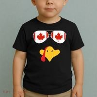 Canadian Turkey Gobble Funny Canada Thanksgiving Toddler T-Shirt thumb 2