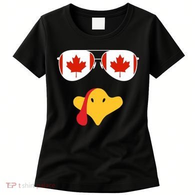 Canadian Turkey Gobble Funny Canada Thanksgiving Women's T-Shirt