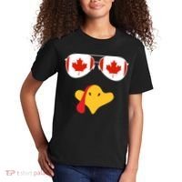 Canadian Turkey Gobble Funny Canada Thanksgiving Kids T-Shirt thumb 2