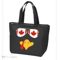 Canadian Turkey Gobble Funny Canada Thanksgiving Tote Bag thumb 3