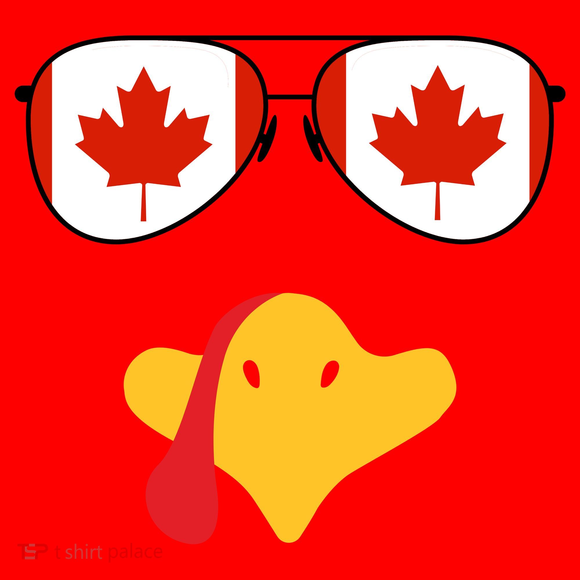 Canadian Turkey Gobble Funny Canada Thanksgiving Santa Hat